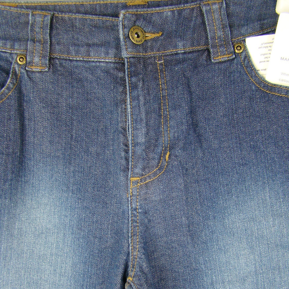 New - MOTTO Stretch Mid Rise Boot Cut Jeans - 8 - Picture 2 of 5